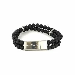 Jean Claude Lava Beads Wrap Bracelet Men Bracelets