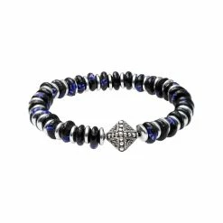 Jean Claude Dell Arte Silver Cross Bracelet Women Bracelets