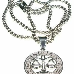 Jean Claude Dell Arte Stainless Steel Libra Pendant Necklace Women Necklaces
